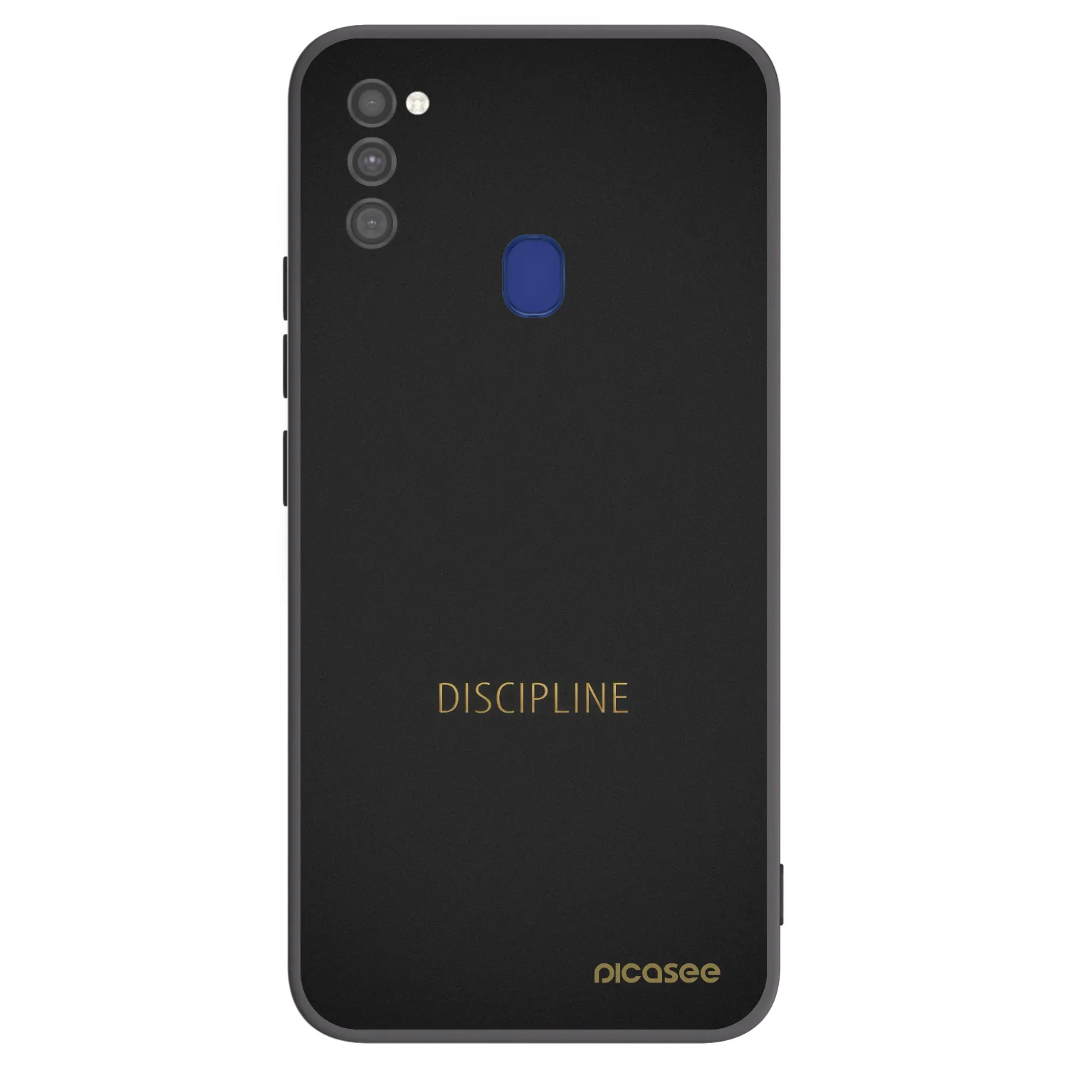 Picasee crna silikonska maskica za Samsung Galaxy M21 M215F - Discipline