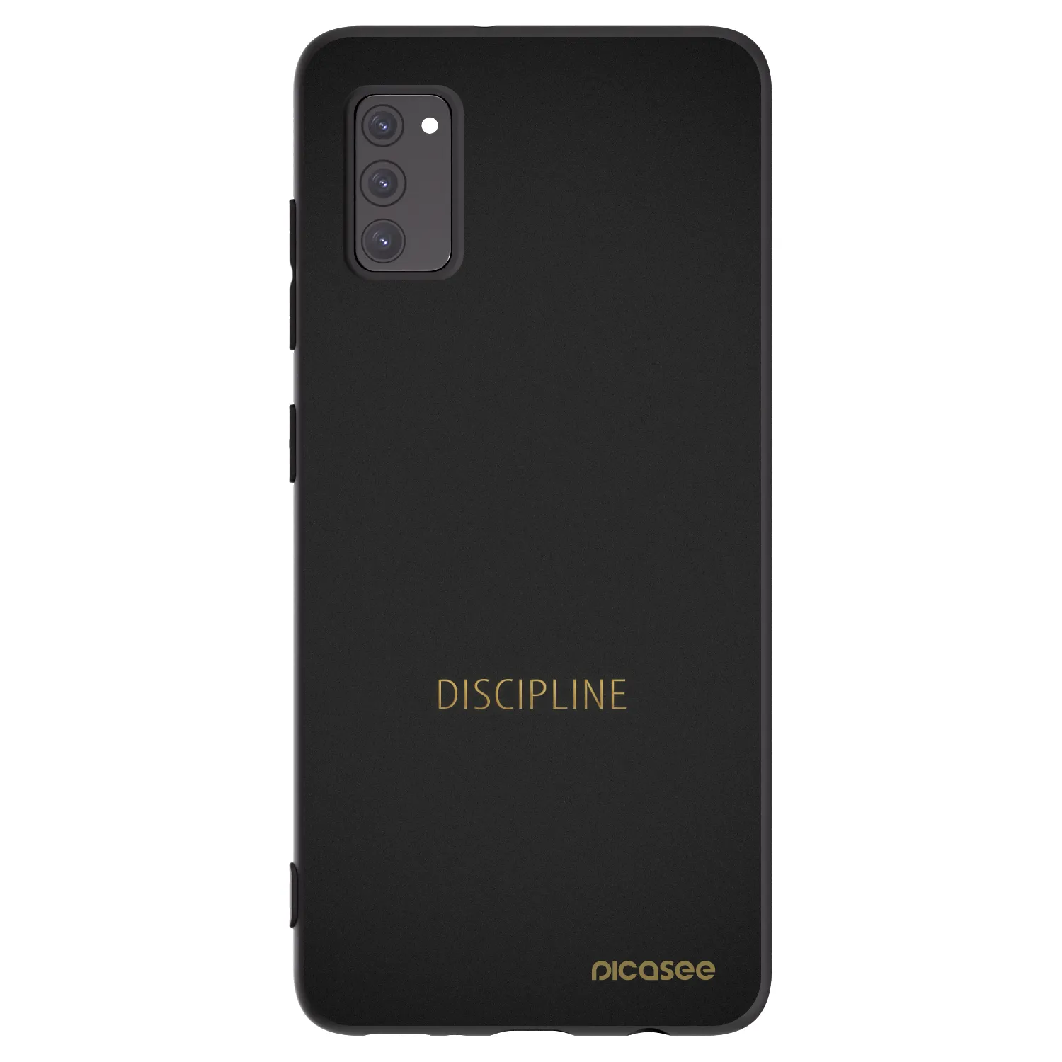 Picasee crna silikonska maskica za Samsung Galaxy A41 A415F - Discipline