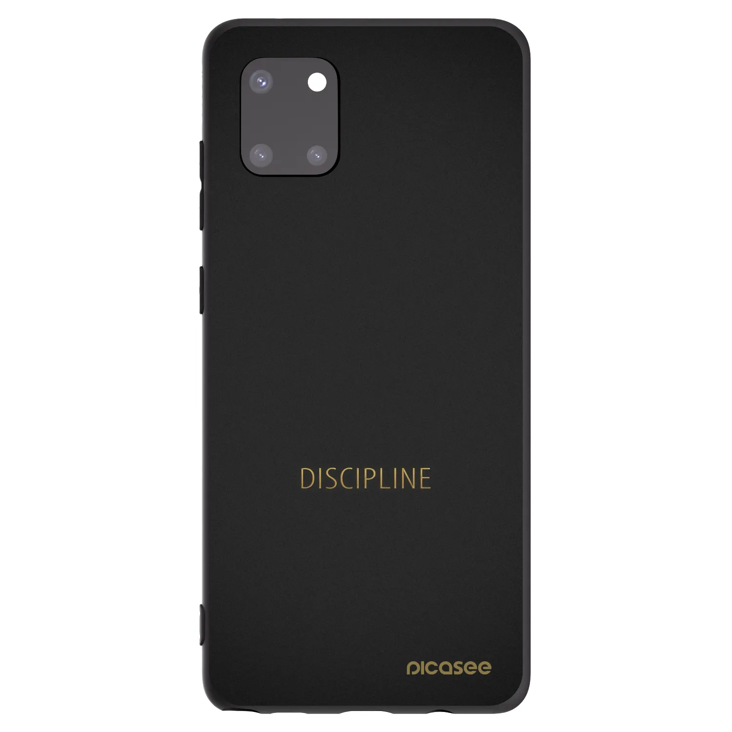 Picasee crna silikonska maskica za Samsung Galaxy Note 10 Lite N770F - Discipline