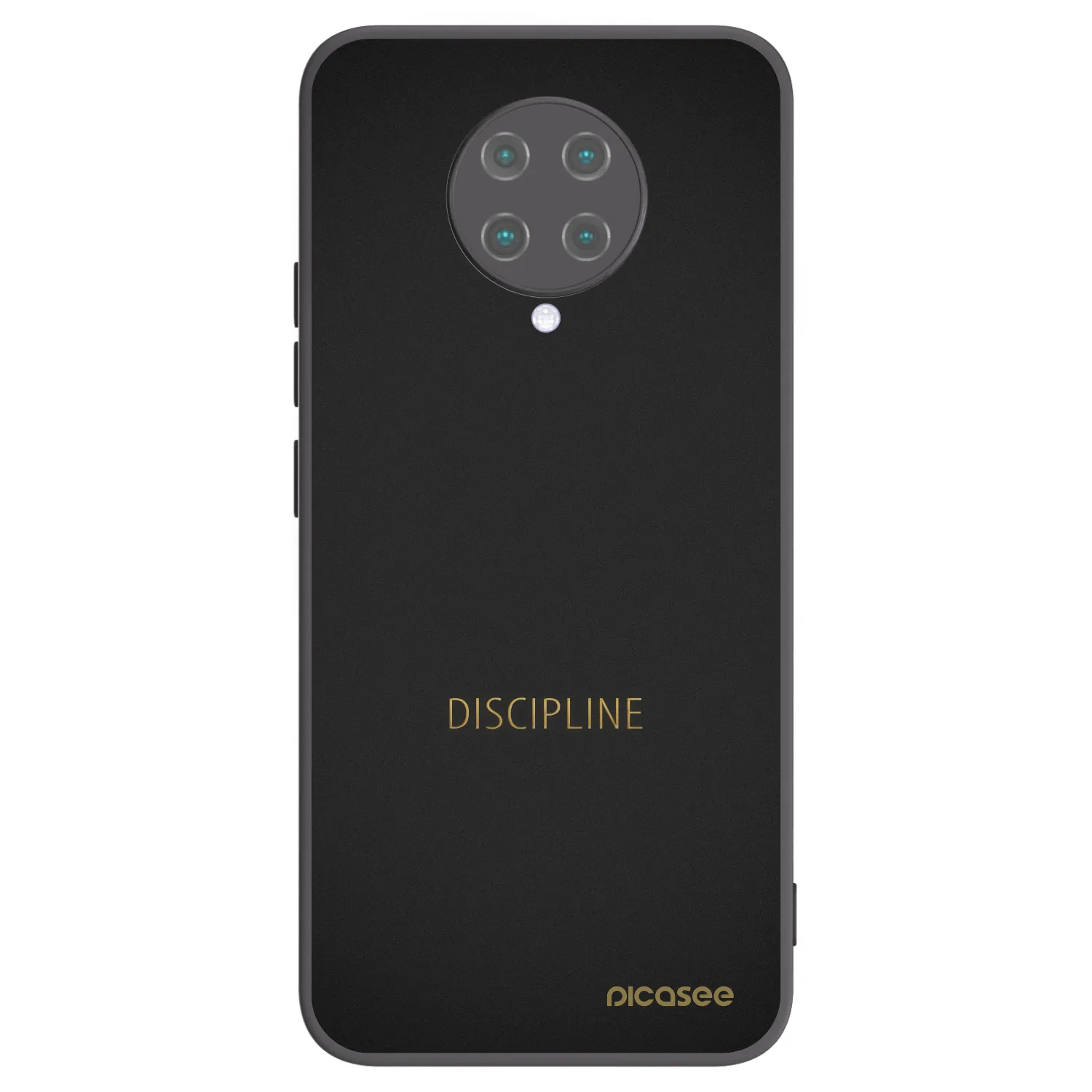 Picasee crna silikonska maskica za Xiaomi Poco F2 Pro - Discipline