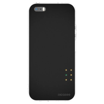 Picasee silikonska prozirna maskica za Apple iPhone 5/5S/SE - Pulse