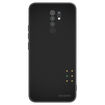 Picasee crna silikonska maskica za Xiaomi Redmi 9 - Pulse