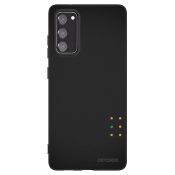 Picasee crna silikonska maskica za Samsung Galaxy S20 FE - Pulse