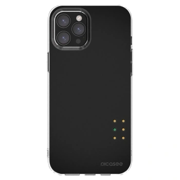 Picasee silikonska prozirna maskica za Apple iPhone 12 Pro Max - Pulse