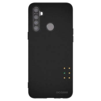 Picasee crna silikonska maskica za Realme 6i - Pulse