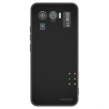 Picasee crna silikonska maskica za Xiaomi Mi 11 Ultra - Pulse