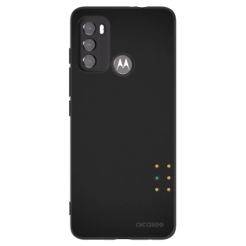 Picasee crna silikonska maskica za Motorola Moto G60 - Pulse