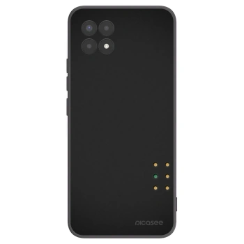 Picasee crna silikonska maskica za Realme 8i - Pulse