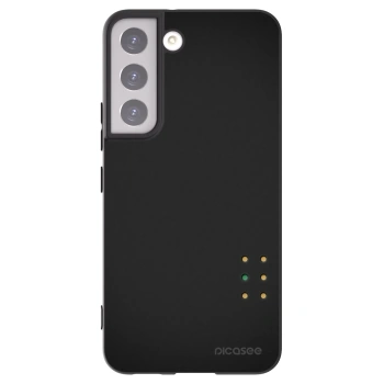 Picasee crna silikonska maskica za Samsung Galaxy S22 5G - Pulse