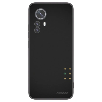 Picasee crna silikonska maskica za Xiaomi 12 Pro - Pulse