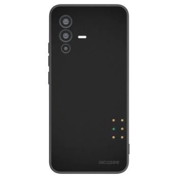 Picasee crna silikonska maskica za Vivo V23 5G - Pulse