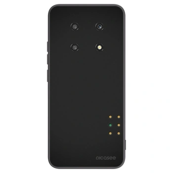 Picasee crna silikonska maskica za Honor Magic4 Lite 5G - Pulse