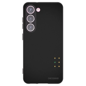 Picasee crna silikonska maskica za Samsung Galaxy S23 5G - Pulse