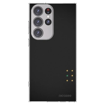 Picasee silikonska prozirna maskica za Samsung Galaxy S23 Ultra 5G - Pulse
