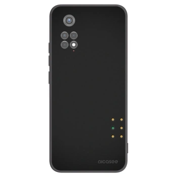 Picasee crna silikonska maskica za Xiaomi Redmi Note 11S 5G - Pulse