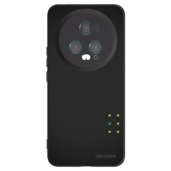 Picasee crna silikonska maskica za Honor Magic5 Pro - Pulse