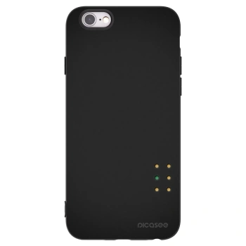 Picasee crna silikonska maskica za Apple iPhone 6/6S - Pulse