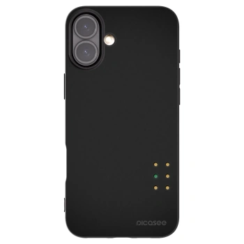 Picasee crna silikonska maskica za Apple iPhone 16 Plus - Pulse