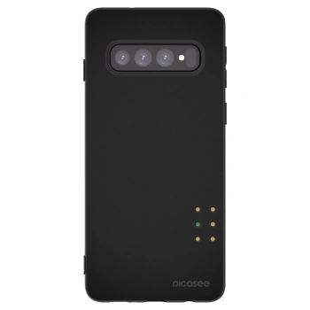 Picasee crna silikonska maskica za Samsung Galaxy S10 G973 - Pulse