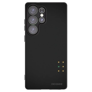 Picasee crna silikonska maskica za Samsung Galaxy S25 Ultra 5G - Pulse