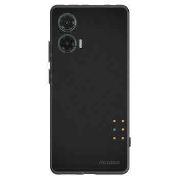 Picasee crna silikonska maskica za Motorola Moto G35 5G - Pulse