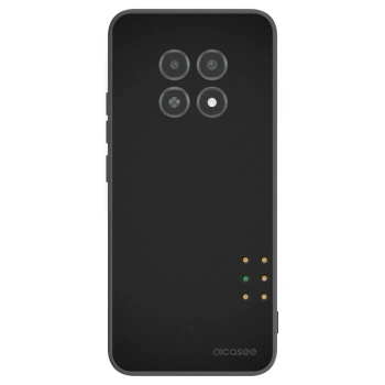 Picasee crna silikonska maskica za Realme 12X - Pulse