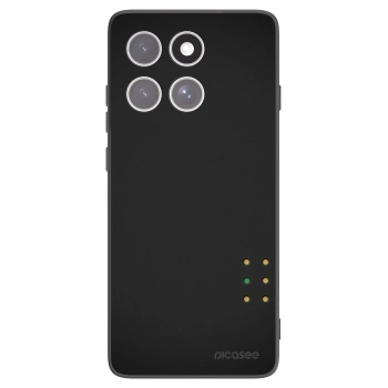 Picasee crna silikonska maskica za Motorola Edge 60 Pro - Pulse