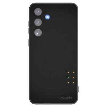 Picasee crna silikonska maskica za Samsung Galaxy S25 FE 5G - Pulse