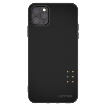 Picasee crna silikonska maskica za Apple iPhone 11 Pro Max - Pulse