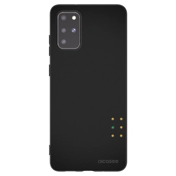 Picasee crna silikonska maskica za Samsung Galaxy S20+ G985F - Pulse