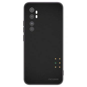 Picasee crna silikonska maskica za Xiaomi Mi Note 10 Lite - Pulse