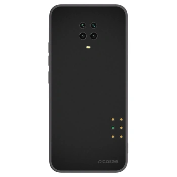 Picasee crna silikonska maskica za Xiaomi Redmi Note 9S - Pulse