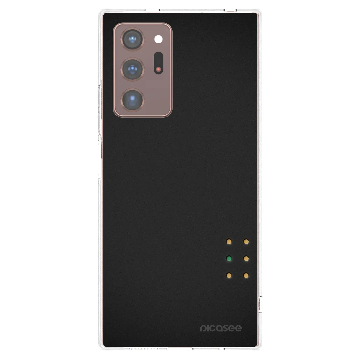 Picasee silikonska prozirna maskica za Samsung Galaxy Note 20 Ultra - Pulse