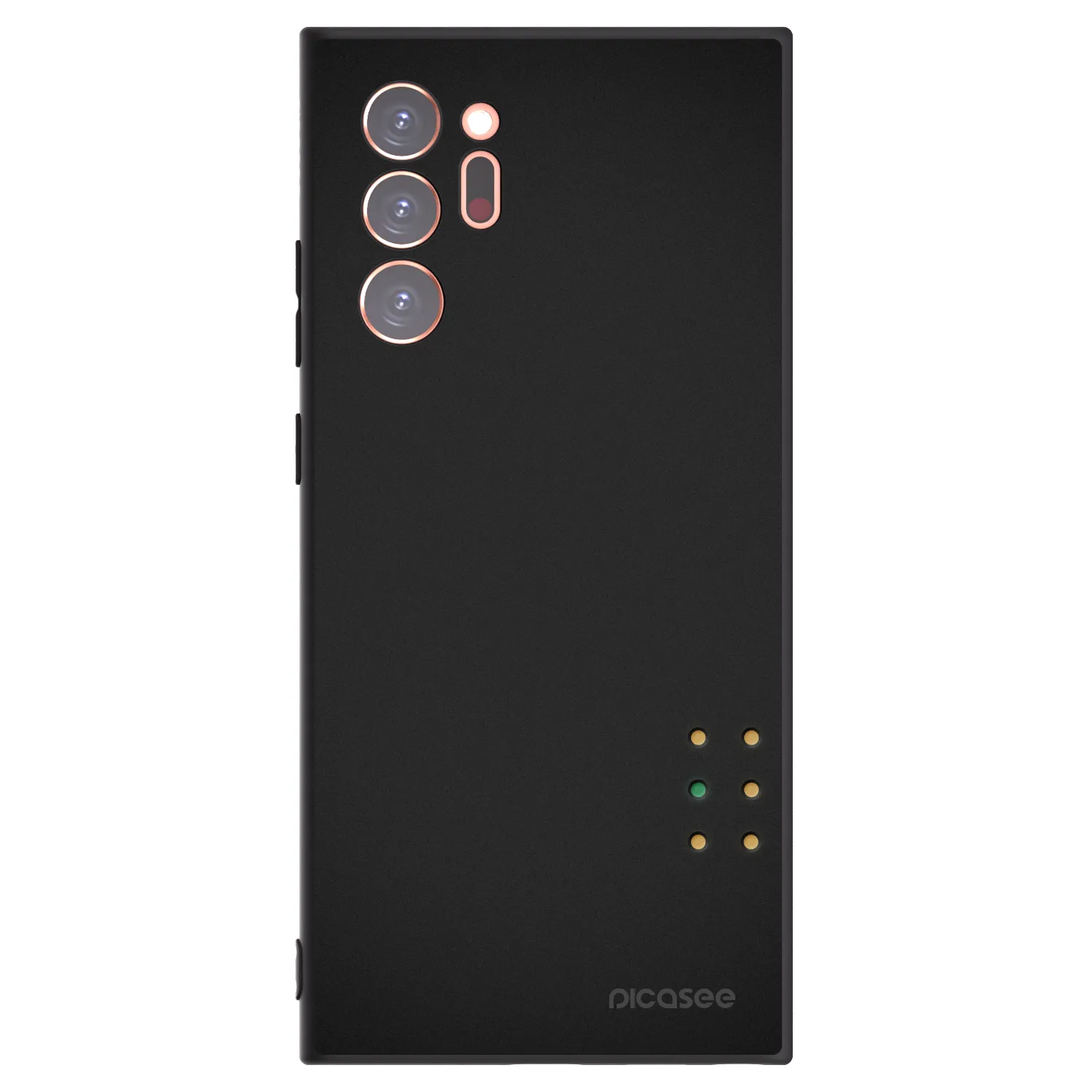 Picasee crna silikonska maskica za Samsung Galaxy Note 20 Ultra - Pulse