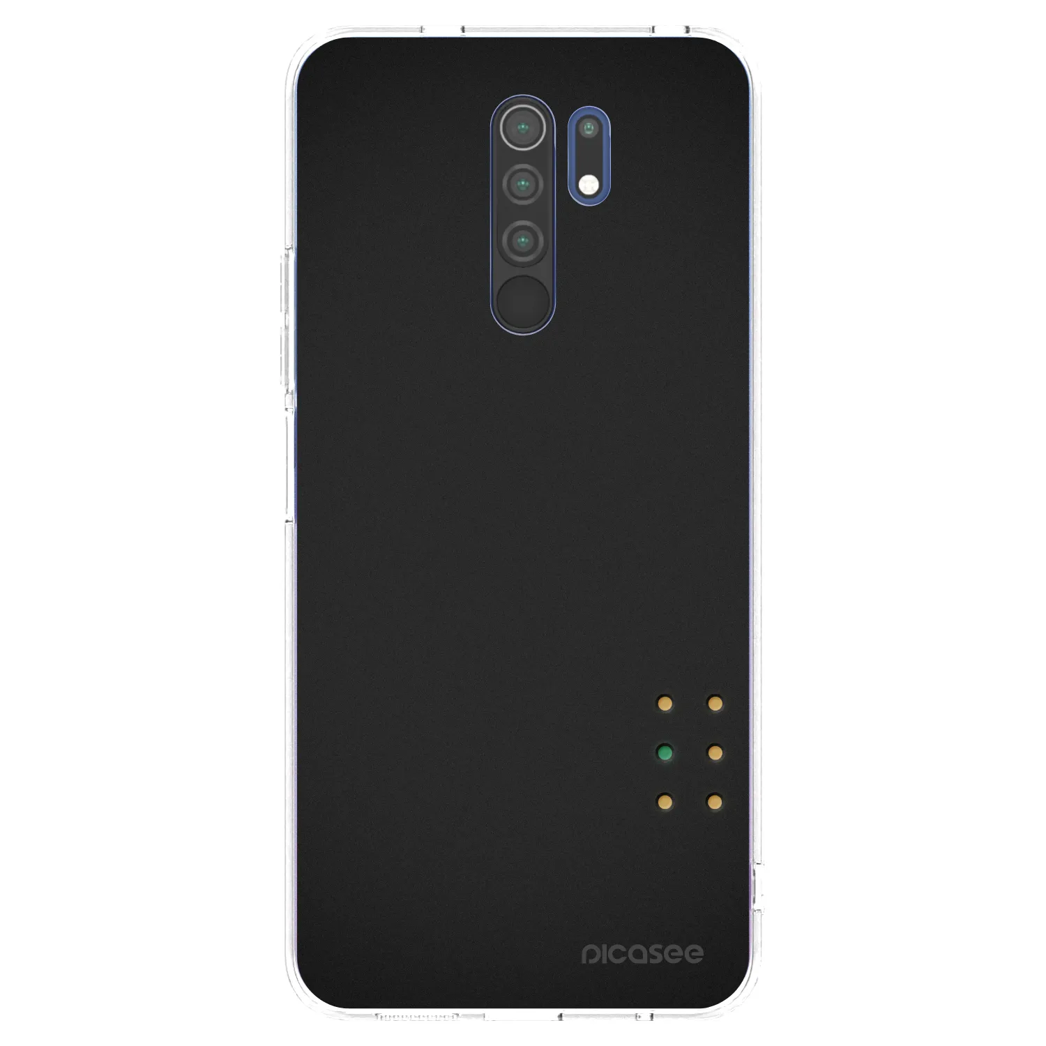 Picasee silikonska prozirna maskica za Xiaomi Redmi 9 - Pulse