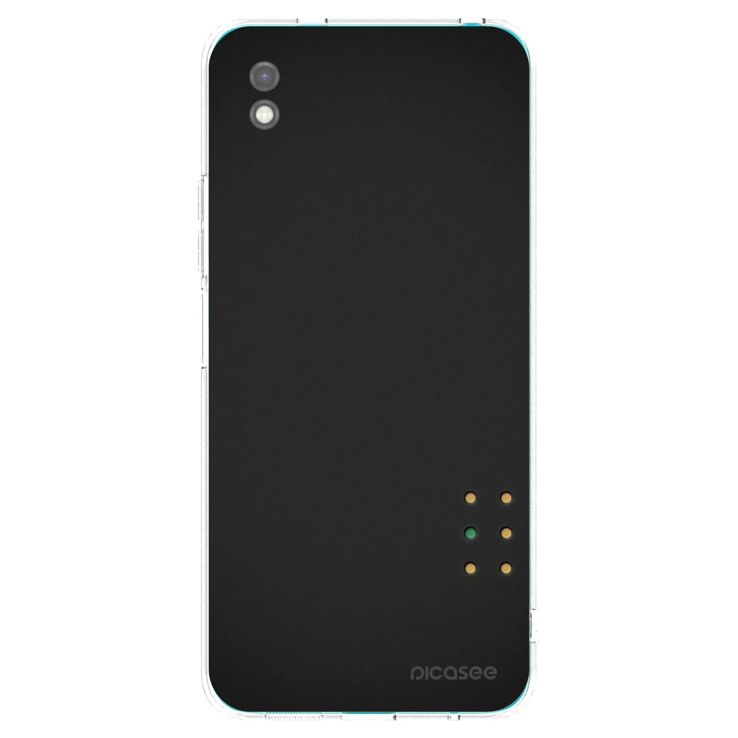 Picasee crna silikonska maskica za Xiaomi Redmi 9A - Pulse