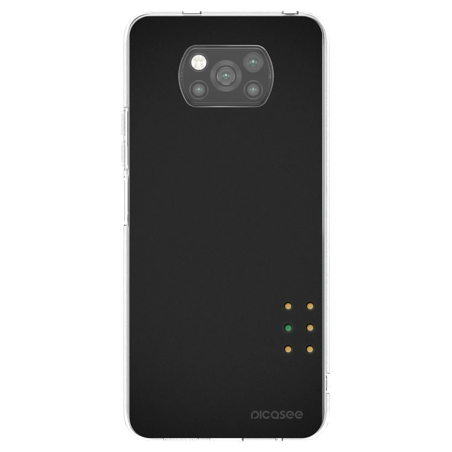 Picasee crna silikonska maskica za Xiaomi Poco X3 - Pulse