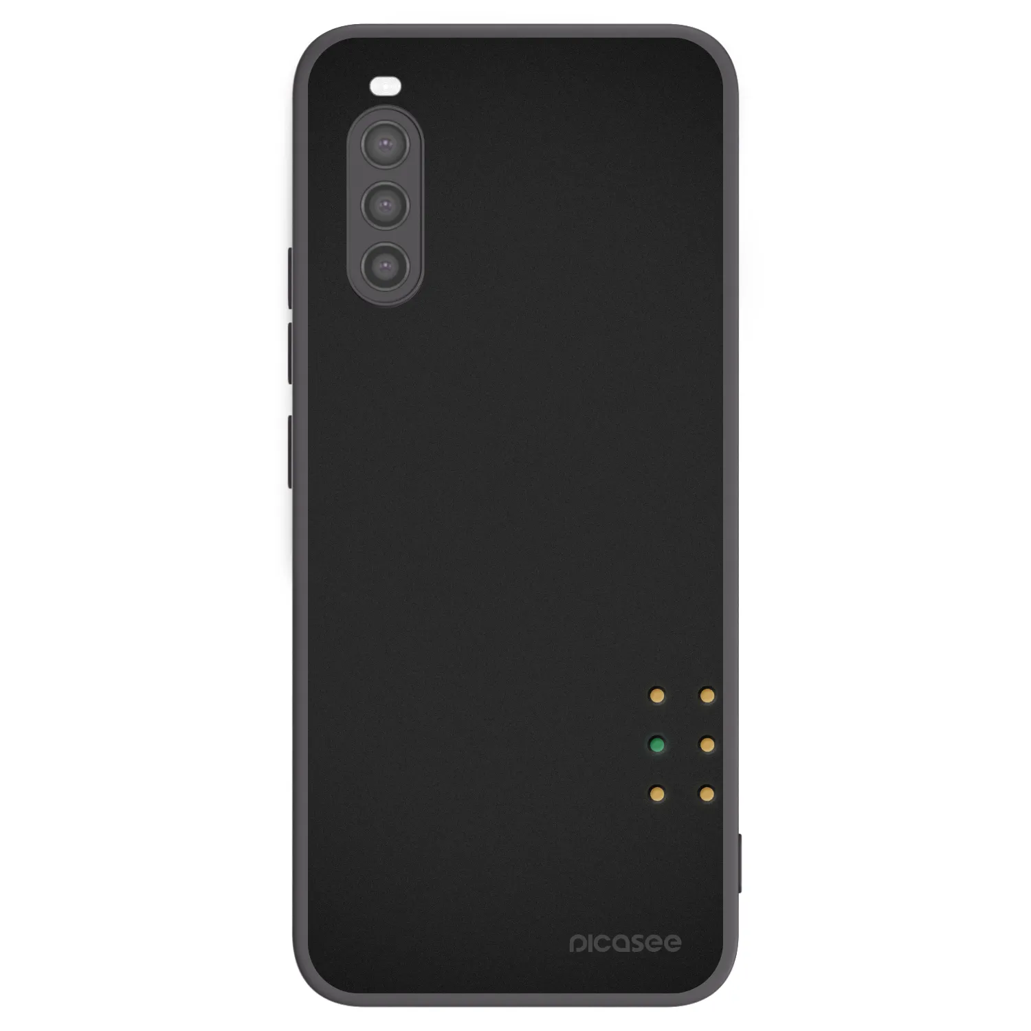 Picasee crna silikonska maskica za Sony Xperia 10 II - Pulse
