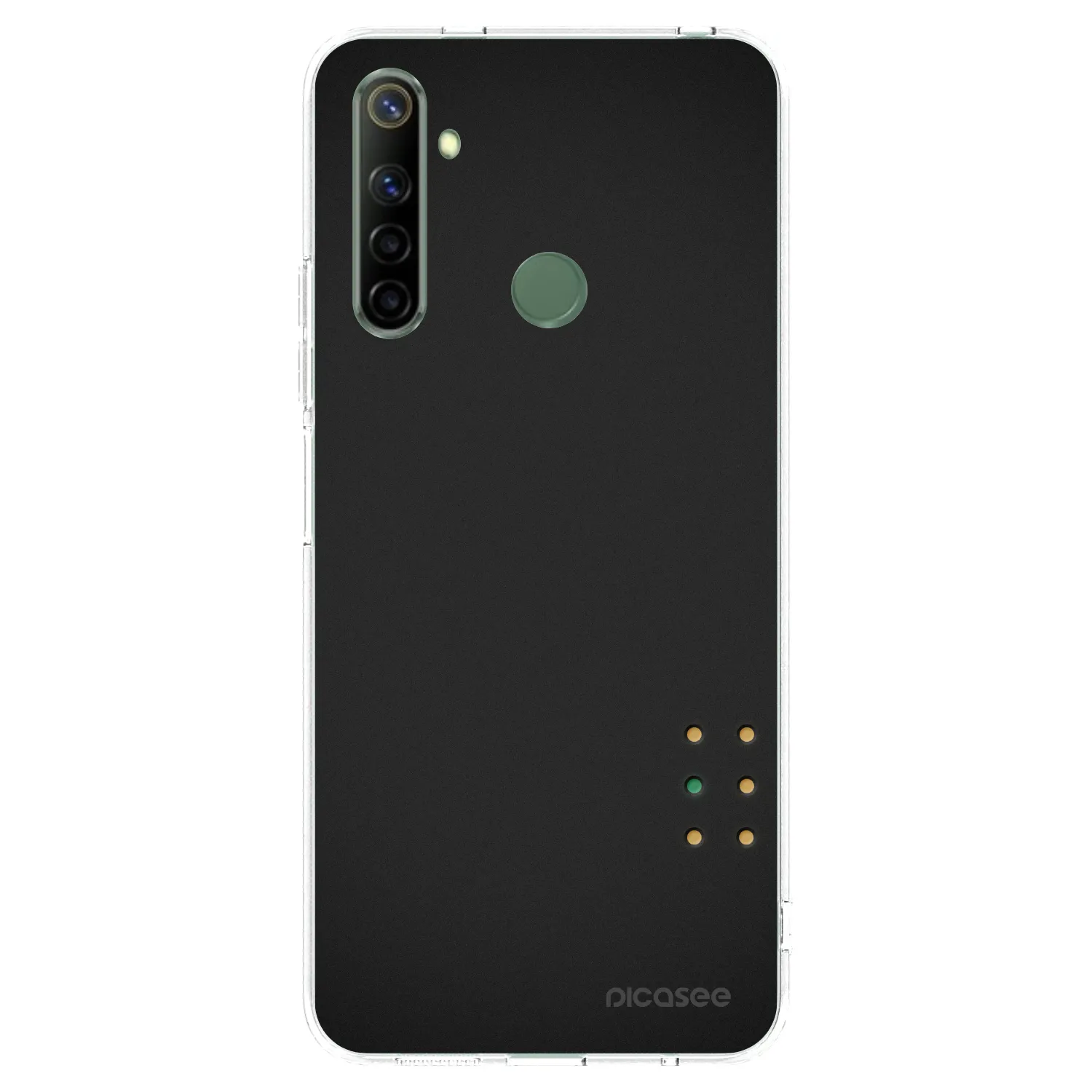 Picasee silikonska prozirna maskica za Realme 6i - Pulse