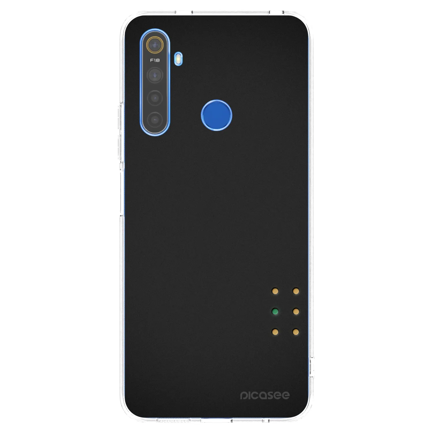 Picasee silikonska prozirna maskica za Realme 5 - Pulse