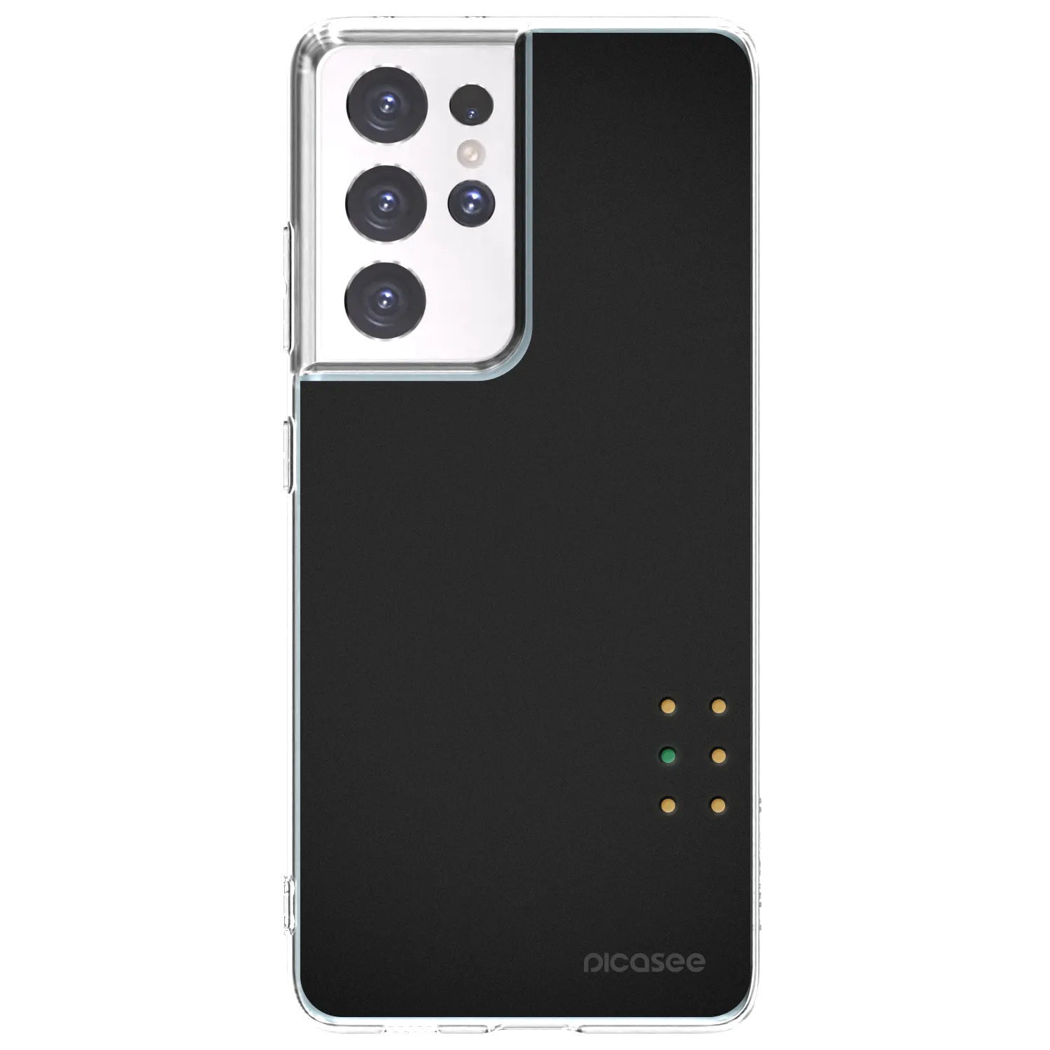 Picasee silikonska prozirna maskica za Samsung Galaxy S21 Ultra 5G G998B - Pulse