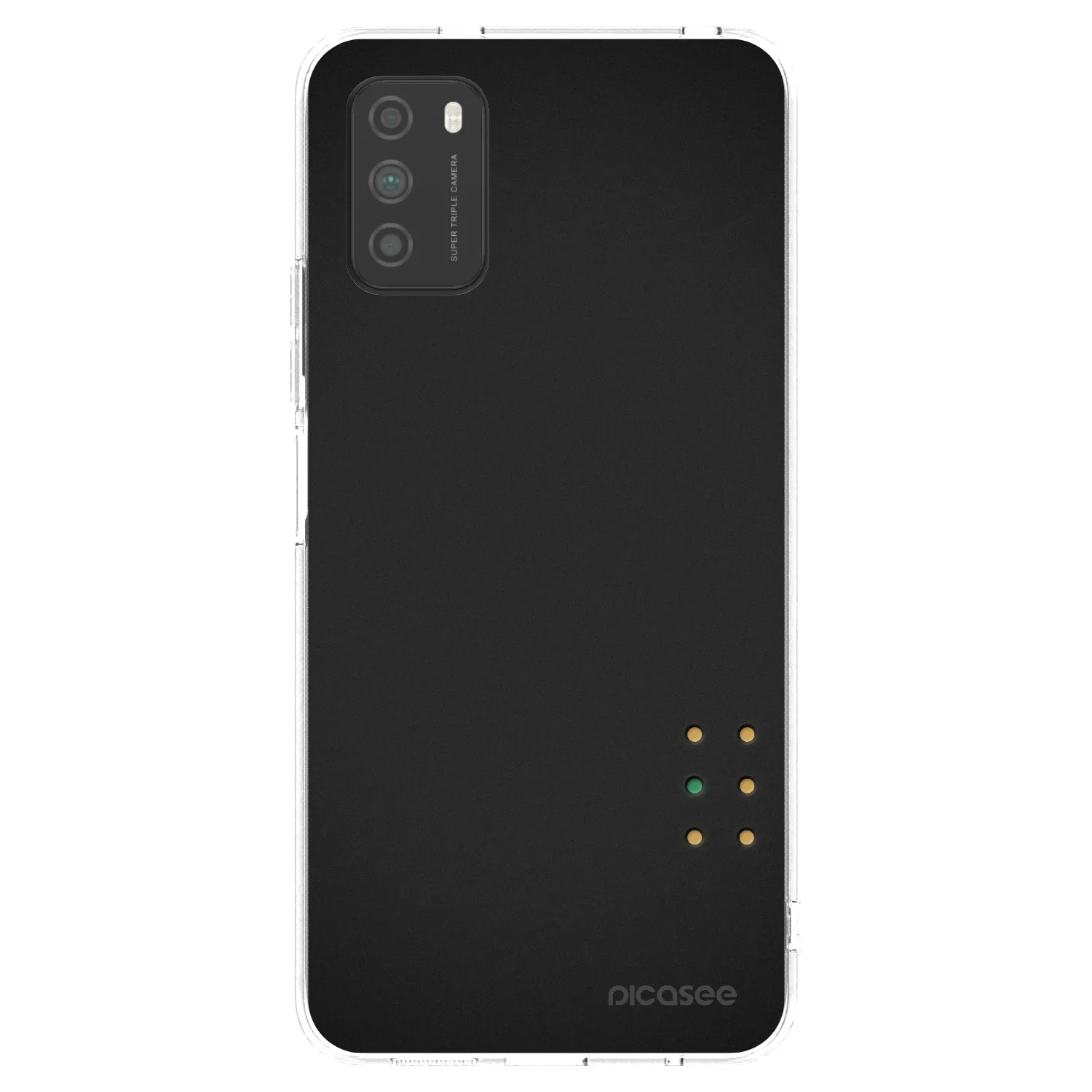 Picasee silikonska prozirna maskica za Xiaomi Poco M3 - Pulse