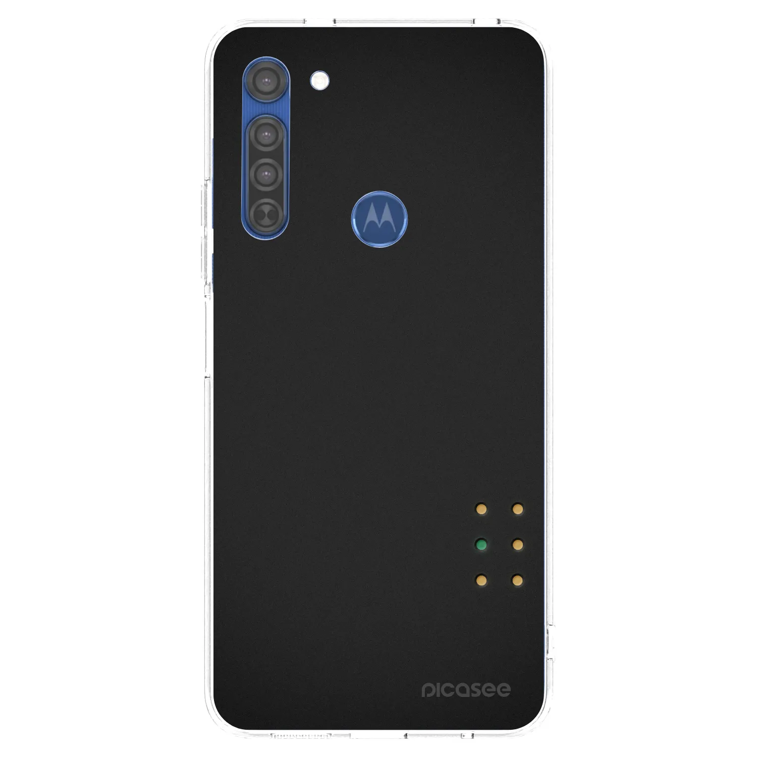 Picasee silikonska prozirna maskica za Motorola Moto G8 - Pulse