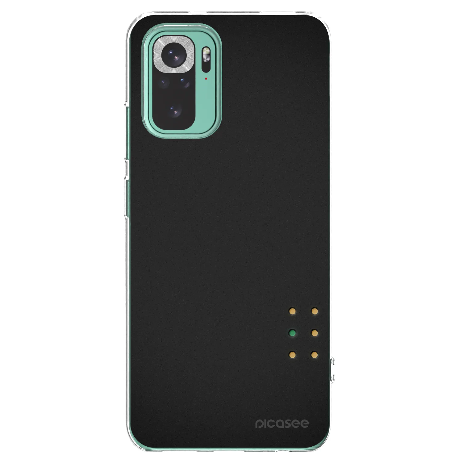 Picasee silikonska prozirna maskica za Xiaomi Redmi Note 10 Pro - Pulse