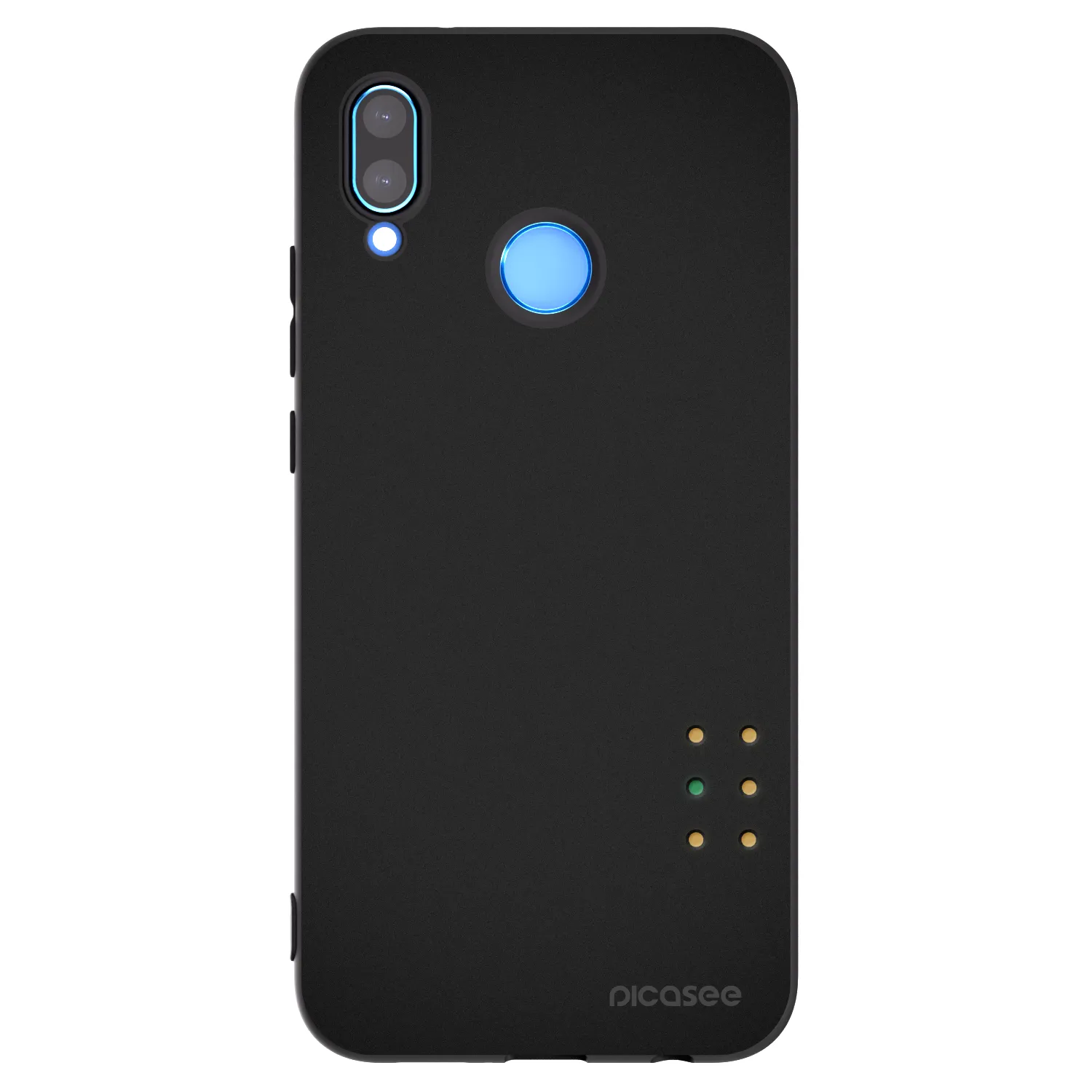 Picasee crna silikonska maskica za Huawei P20 Lite - Pulse