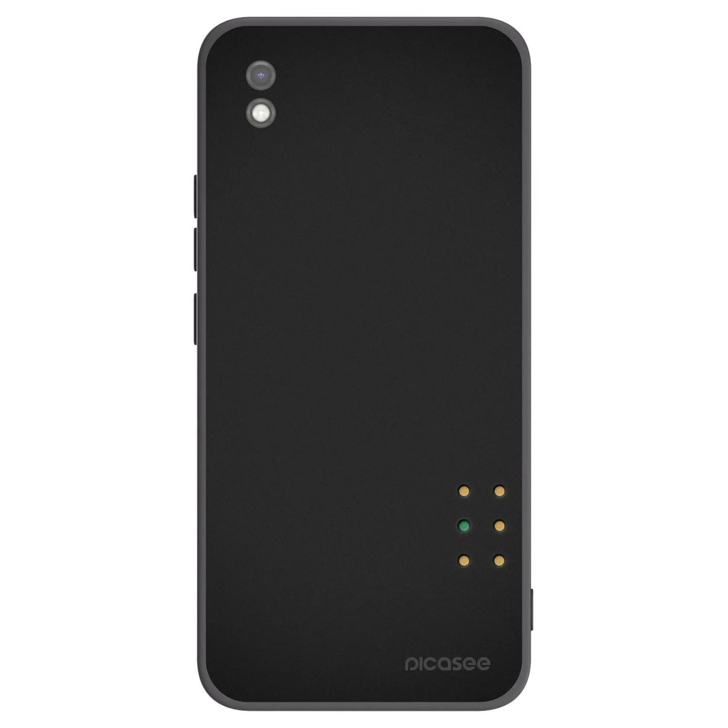 Picasee crna silikonska maskica za Xiaomi Redmi 9AT - Pulse