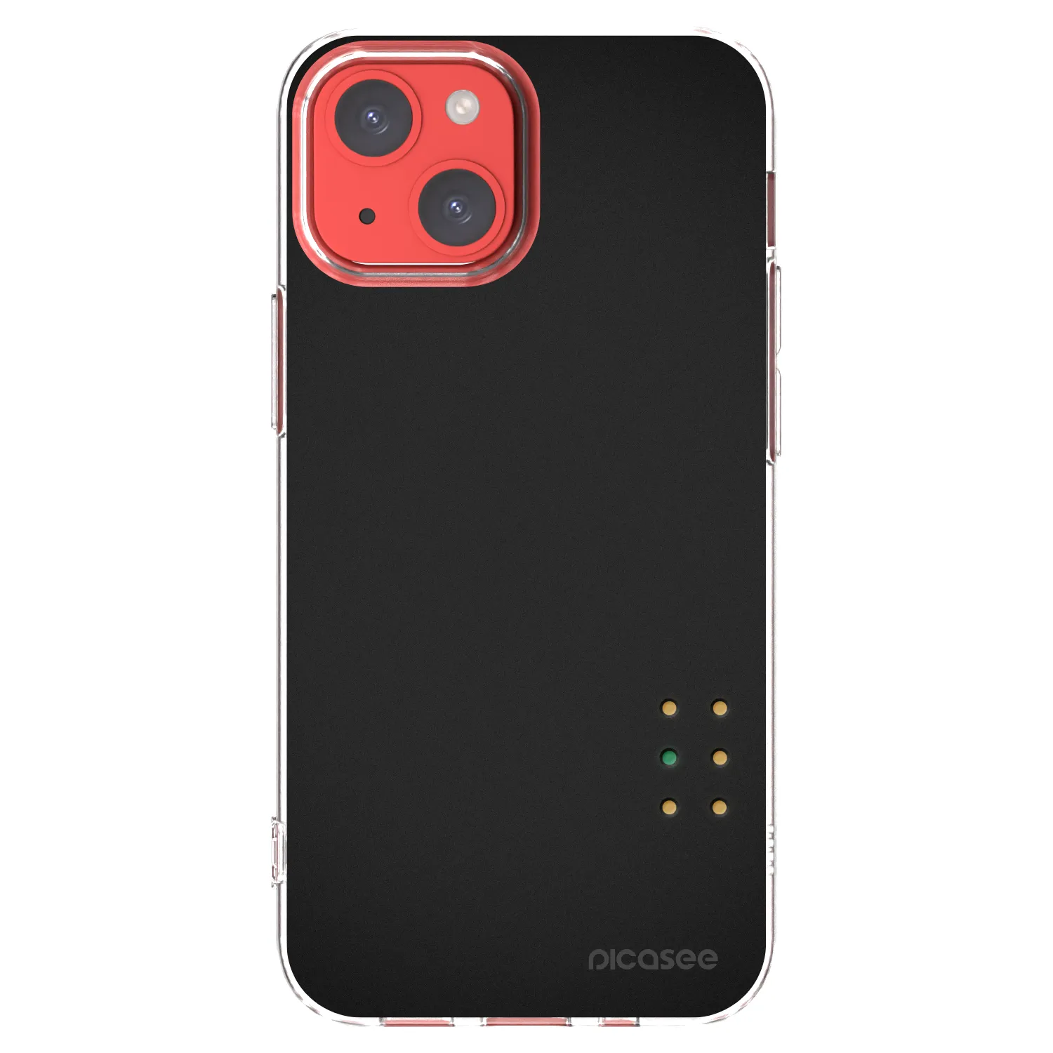 Picasee silikonska prozirna maskica za Apple iPhone 13 mini - Pulse