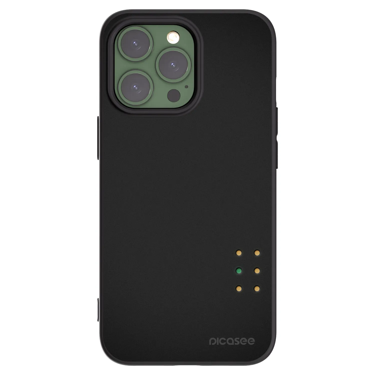 Picasee crna silikonska maskica za Apple iPhone 13 Pro - Pulse