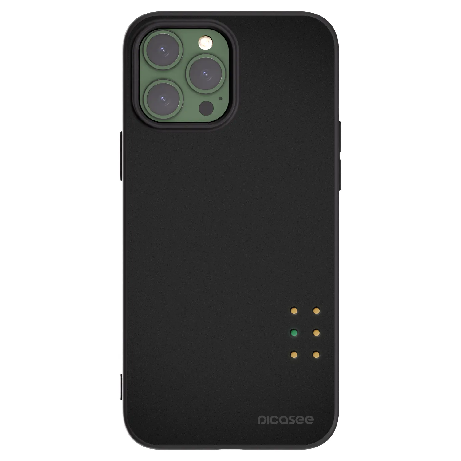 Picasee crna silikonska maskica za Apple iPhone 13 Pro Max - Pulse