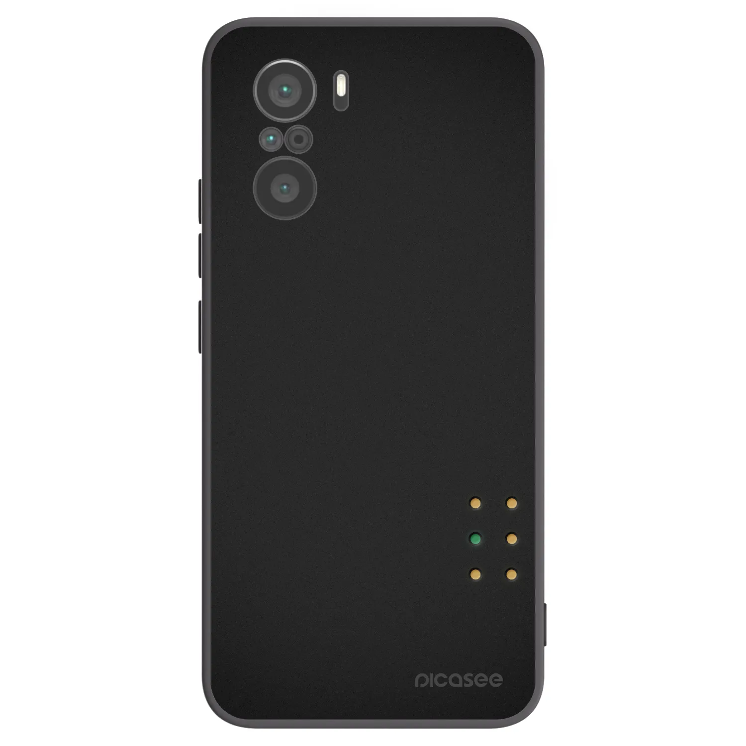 Picasee crna silikonska maskica za Xiaomi Poco F3 - Pulse